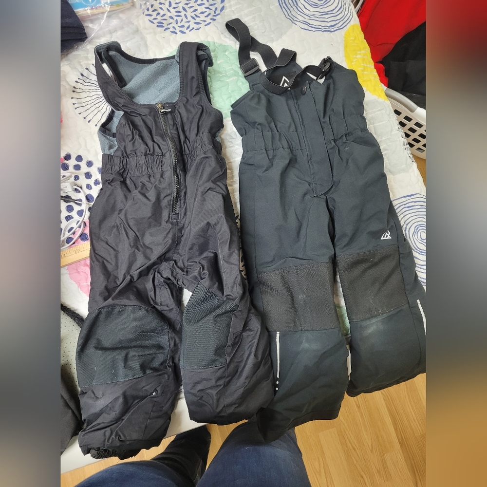 Snowpants and coat